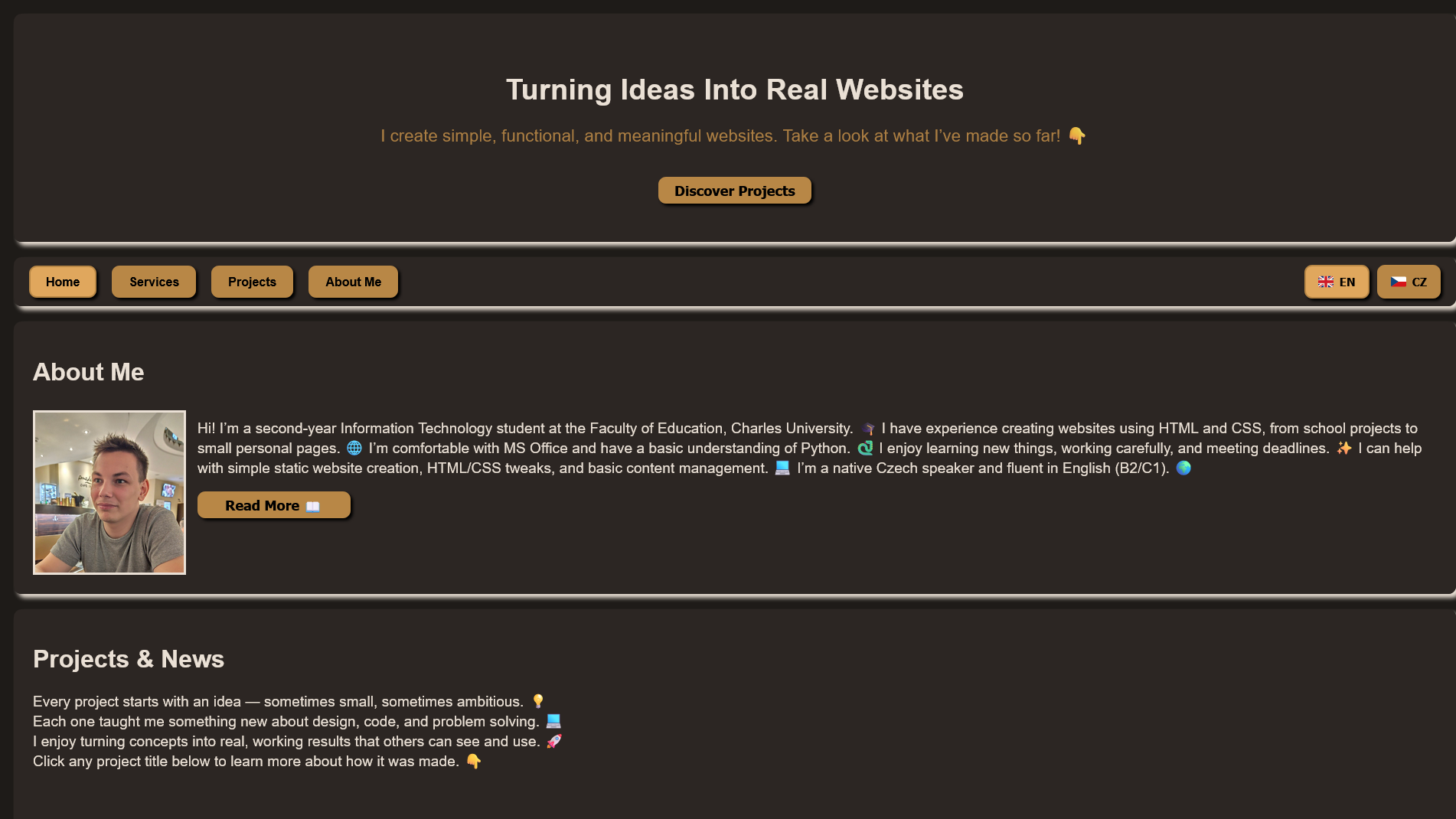 Snímek Hlavní Stránky